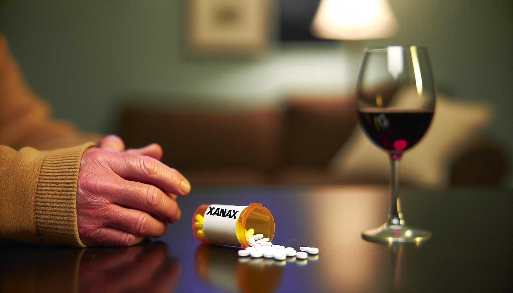 Why Combining Xanax and Wine is Risky