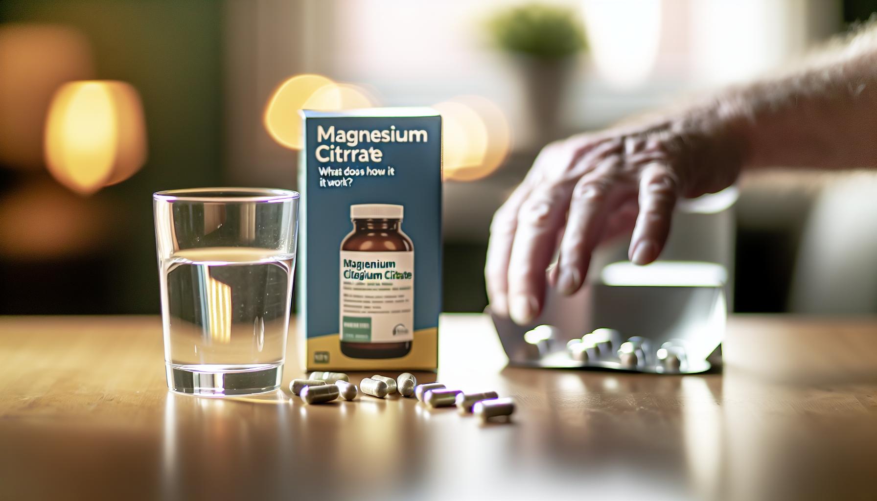Magnesium Citrate: What Is It and How Does It Work?