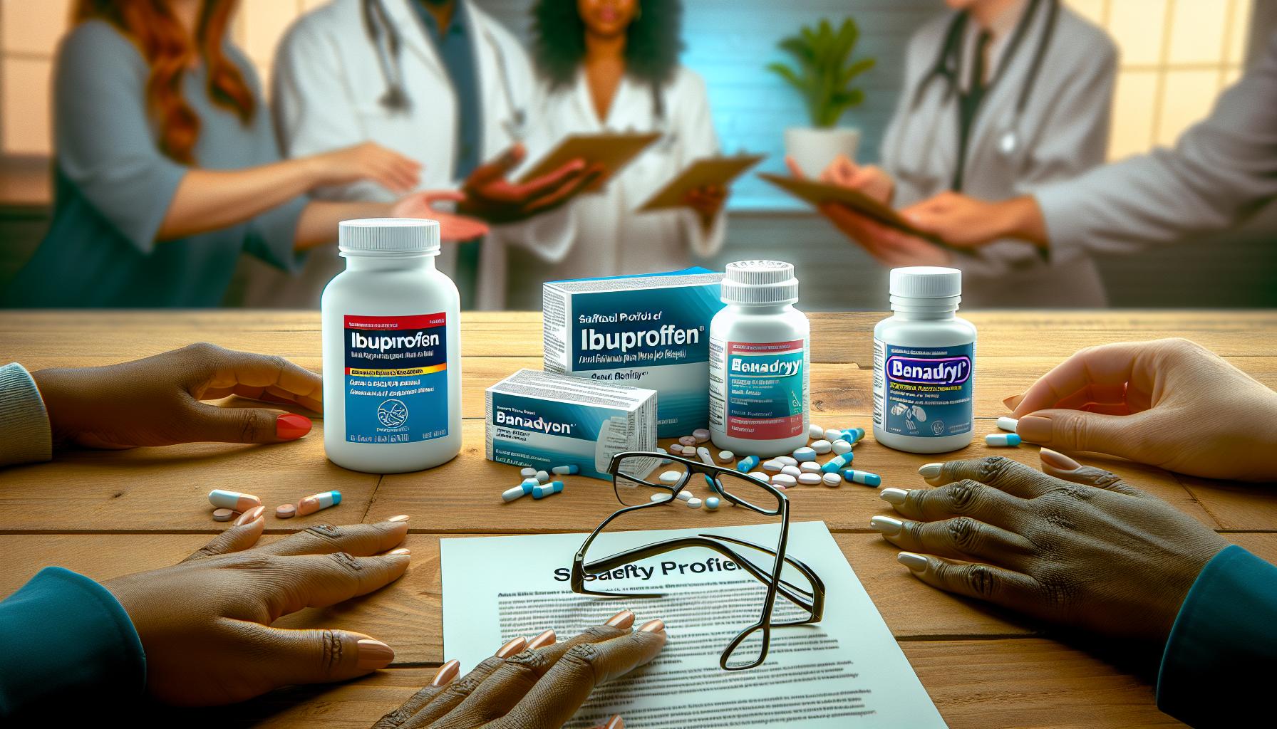 Safety Profile of Ibuprofen and Benadryl